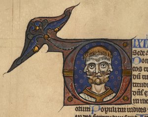 homem de três caras de Italian School