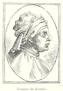 Tommaso dit Giottino (gravura) de Italian School