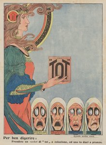Tot (litografia a cores) de Italian School
