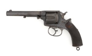 Tranter .450 polegadas com revólver de dupla acção, c.1878 (revólver, centro de fogo, Tranter MK I, .450 em dupla acção do Exército) de Italian School