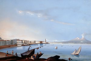 Vista de Santa Lúcia (gouache) de Italian School