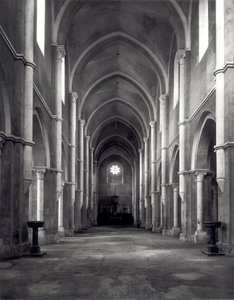 Vista da nave de Italian School