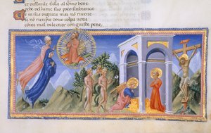 Yates Thompson 36, f.141 O Mistério da Redenção, de 