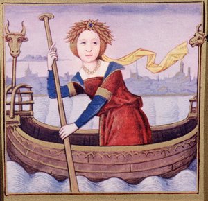 Ilustração Isis de mulheres famosas por Giovanni Boccaccio