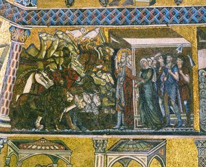 A história de Noé (mosaico) de Italian school