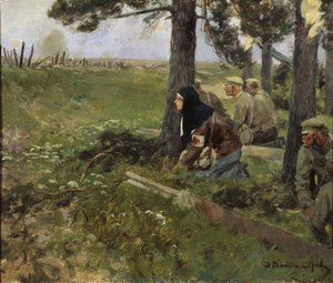 Uma enfermeira, 1914-1917 de Ivan Alexeyevich Vladimirov
