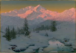 Ao pé das montanhas Garmisch, Baviera, 1922