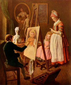The Young Painter, 1760, 1965. de Ivan Ivanovic Firsov