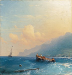 Procurando por sobreviventes, 1863 de Ivan Konstantinovich Aivazovsky