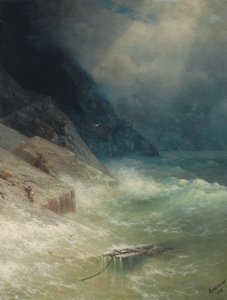 O Sobrevivente, 1892 de Ivan Konstantinovich Aivazovsky