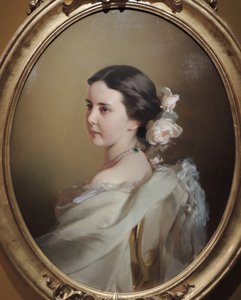Retrato de Ekaterina Fyodorovna Tyutcheva 1835-1882, meados da década de 1850