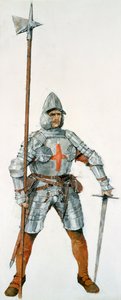 Soldado inglês, Batalha de Flodden Field, 1513, c1990-2010. de Ivan Lapper