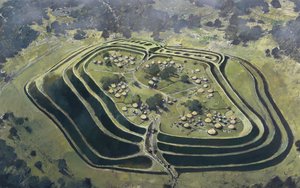 Forte da antiga colina de Oswestry de Ivan Lapper