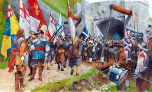 Castelo de Pendennis, Cornualha. 17 de agosto de 1646, c1990-2010 de Ivan Lapper