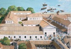 Forte Romano de Richborough, século III. 1990-2010 de Ivan Lapper