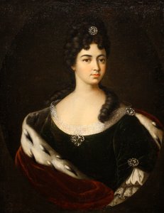 Retrato da Condessa Smaragda Maria Cantemir, final da década de 1710-início da década de 1720.