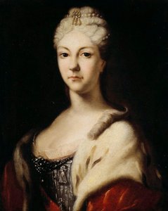 Retrato da grã-duquesa Natalya Alexeevna da Rússia