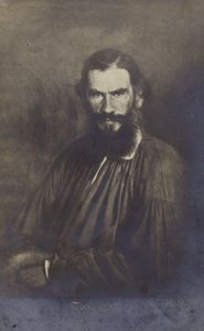 Leo Tolstoy, romancista russo de Ivan Nikolaevich Kramskoy