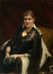 Retrato de YA Voeykova, 1882