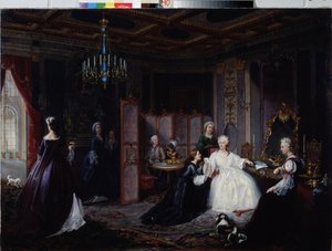 Imperatriz Catarina, a Grande (Catherine II Romanov de Ivan Osipovich Miodushevsky