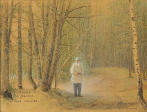 Leo Tolstoi na floresta de Zakaz