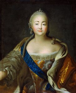 Retrato da Imperatriz Elisabeth 1709-1762, 1750-1760.