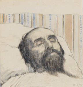 Malevich em seu leito de morte