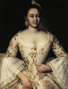 Retrato de Stepanida Yakovleva 1738-1781, depois de 1757