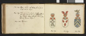 Ilustração retirada de um arquivo privado na Biblioteca Nacional com o título Insignia quædam virorum illustrium in Norvegia quodam habitantium de Iver Nielssøn Hirtzholm de Iver Hirtzholm