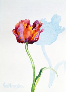 Tulip, 1998 (wc no papel) (ver também 124446 e 124448) de Izabella Godlewska de Aranda