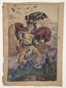 Estudo depois de Dürer: São Cristóvão II de J.A. Jerichau