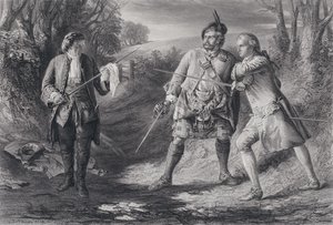 Ilustração para Rob Roy (gravura) de J.B. (after) MacDonald