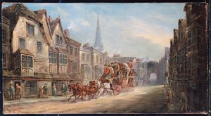 Londres para Exeter Royal Mail passando por Salisbury, 1895
