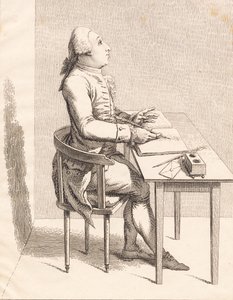 Um cavalheiro em uma mesa de J.F. Clemens