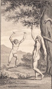 Ilustração para "Adão e Eva" de Ewald. III de J.F. Clemens
