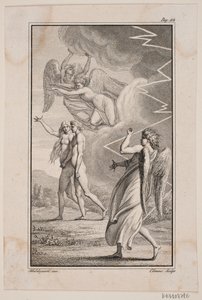 Ilustração para "Adão e Eva" V de Johannes Ewald de J.F. Clemens
