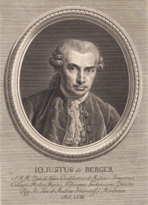 Retrato do médico Johan von Berger de J.F. Clemens