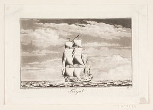 Suite de navios. Fragata de J.F. Clemens