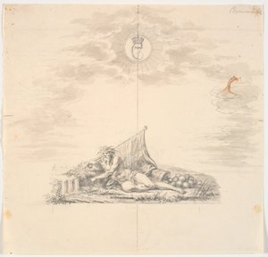 A vinheta do título para um gráfico: "Mapa dos Cintos e Som" de J.F. Clemens