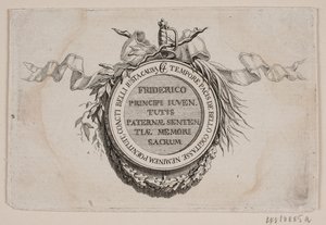 Vinheta com medalha de J.F. Clemens