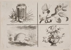 Vinhetas para as obras de Bonnet de J.F. Clemens