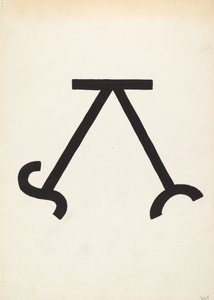 Marca de gado, c. 1936.