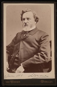 Retrato de Franciscus Cornelius Donders 1818-1889, 1 de julho de 1884. de JJA Van Winsen