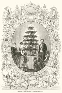 Árvore de Natal no Castelo de Windsor (gravura)