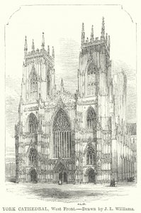Catedral de York, Frente Oeste (gravura)
