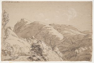 Montanhas em Subiaco de J.L. Lund