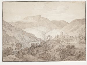 Cappucinerkloster e Spoleto de J.L. Lund