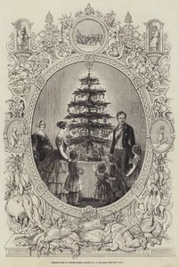 Árvore de Natal no Castelo de Windsor