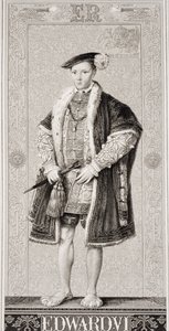 Edward VI (1537-1553) de "Ilustrações da História Escocesa e Inglesa", Volume I