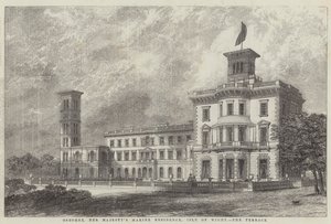 Osborne, Residência Marinha de Sua Majestade, Ilha de Wight, o Terraço
